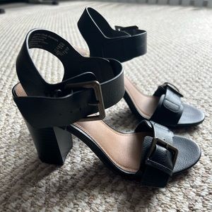 Brash Black Platform Shoes